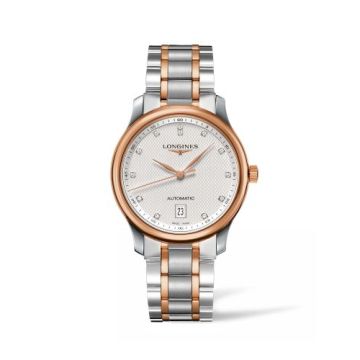 Longines Master Collection Date 38.5 Two Tone Rose / Diamond