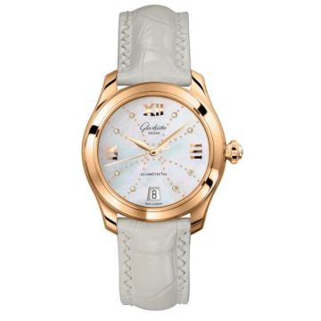 Glashütte Original Lady Serenade Rose Gold / MOP - Index Line / Alligator - Pin