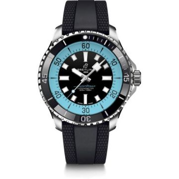 Breitling SuperOcean Automatic 44 Stainless Steel / Black - Blue / Rüschenbeck Edition