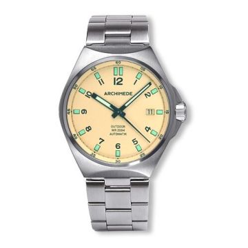 Archimede OutDoor 39 Protect Stainless Steel / Cream / Bracelet