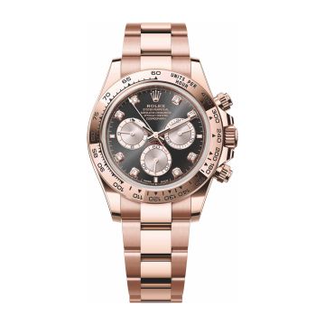 Rolex Cosmograph Daytona Everose / Black - Sundust - Diamond / Oyster