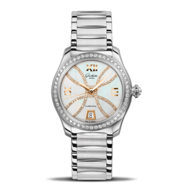 Glashütte Original Lady Serenade Stainless Steel / Diamond / MOP - Index Line / Bracelet