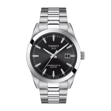 Tissot Gentleman Powermatic Stainless Steel / Black / Bracelet