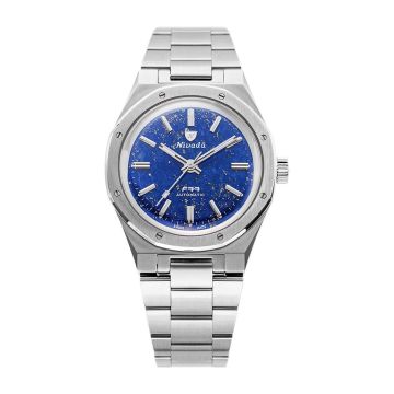 Nivada Grenchen F77 Stainless Steel / Lapis Lazuli / Bracelet