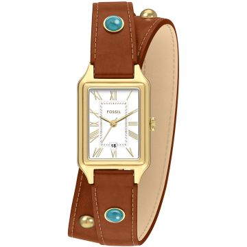 Fossil Raquel Gold & White / Brown