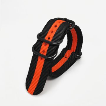 Bracelet de montre en nylon à cinq anneaux