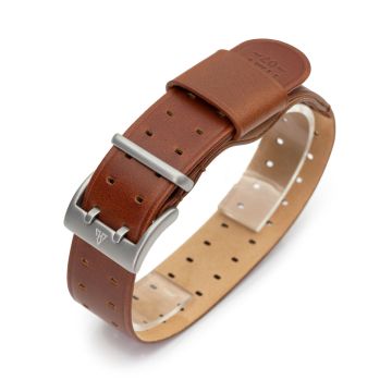 THE M-1907 Russet Brown Leather Watch Band by HAVESTON Straps - 22mm