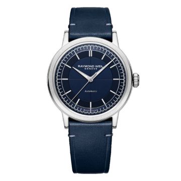 Raymond Weil Millesime Automatique 39.5 mm Seconde Centrale Bleue