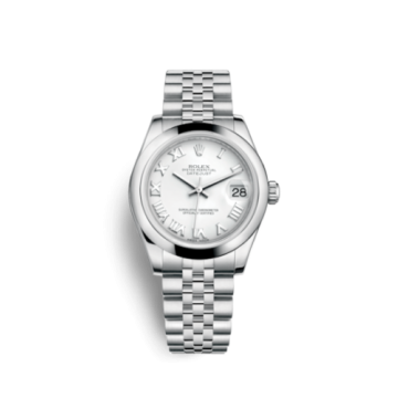 Rolex Datejust 31 Stainless Steel Domed / Jubilee / White Roman