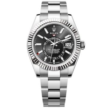 Rolex Sky-Dweller Stainless Steel - White Gold / Black / Oyster