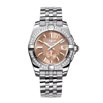 Breitling Galactic 36 Automatic Stainless Steel / Diamond / Copperhead Bronze / Bracelet