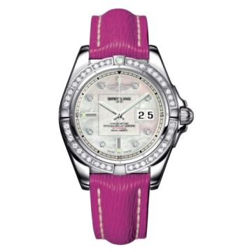 Breitling Galactic 41 Stainless Steel / Diamond / Pearl Diamond / Sahara