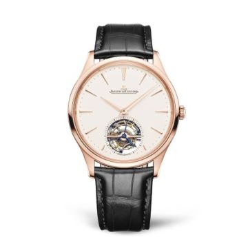 Jaeger-LeCoultre Master Ultra Thin Tourbillon Pink Gold / Eggshell