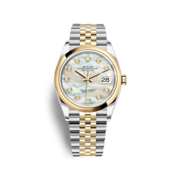 Rolex Datejust 36 Stainless Steel / Yellow Gold / Smooth / MOP Diamond / Jubilee