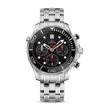 Omega Seamaster Diver 300M Co-Axial 41.5 Chronograph Stainless Steel / Black / Bracelet