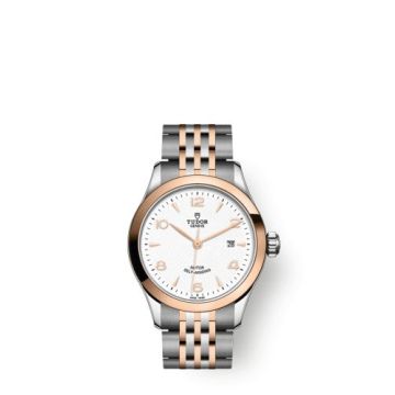 Tudor 1926 28 Stainless Steel / Rose Gold / White
