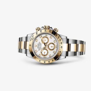 Rolex Daytona Rolesor White Diamond
