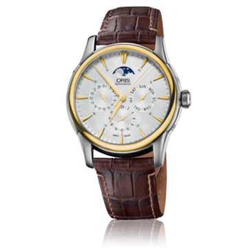 Oris Artelier Complication 40.5 Stainless Steel - Yellow Gold / Silver