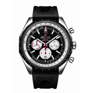 Breitling Chrono-Matic 49 Black / Rubber