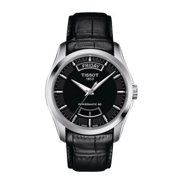 Tissot Couturier Powermatic 80 39 Stainless Steel / Black / Bracelet