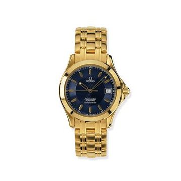 Omega Seamaster 120M Automatic 36.25 Yellow Gold / Blue