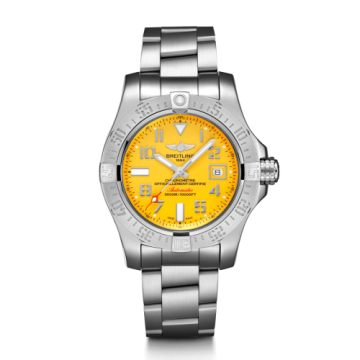 Breitling Avenger II Seawolf Stainless Steel / Cobra Yellow / Bracelet