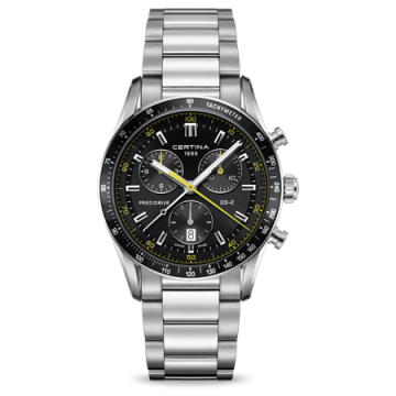 Certina DS 2 Chrono 1/100 Sec PreciDrive Yellow