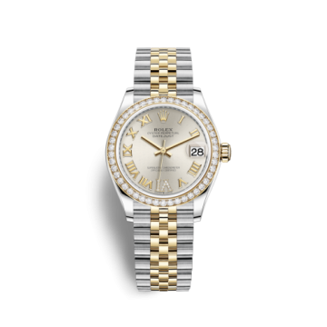 Rolex Datejust 31 Stainless Steel / Yellow Gold / Diamond / Silver - Roman / Jubilee