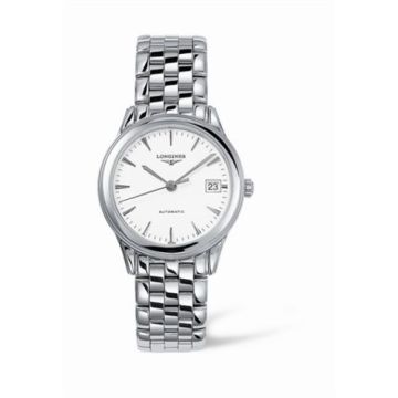 Longines Flagship 35.6 Automatic Stainless Steel White