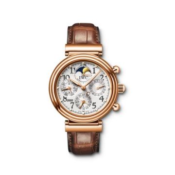 IWC Schaffhausen Da Vinci Perpetual Red Gold / Silver / English