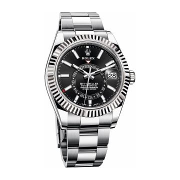 Rolex Sky-Dweller Stainless Steel / White Gold / Black