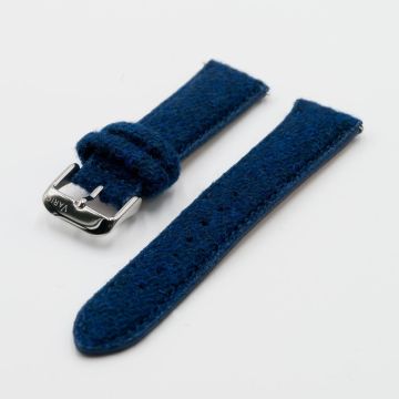 Harris Tweed Navy Blue Watch Strap - 18mm