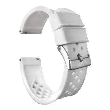 Tropical Style White Watch Band - 22mm