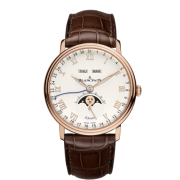 Blancpain Villeret Quantieme Complet 8 Jours Red Gold / White