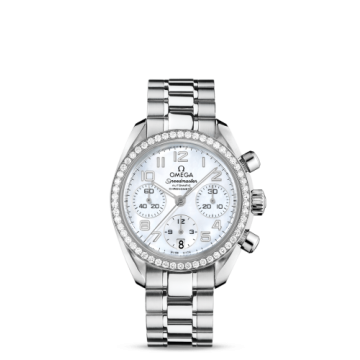 Omega Speedmaster Date 38 Stainless Steel / Diamond / MOP / Bracelet