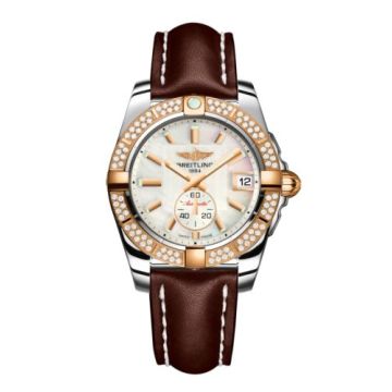 Breitling Galactic 36 Automatic Stainless Steel / Rose Gold / Diamond / Pearl / Calf