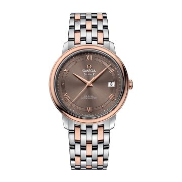 Omega De Ville Prestige Co-Axial 36.8 Stainless Steel / Red Gold / Vintage Brown / Bracelet