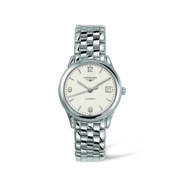 Longines Flagship 35.6 Automatic Stainless Steel Cream