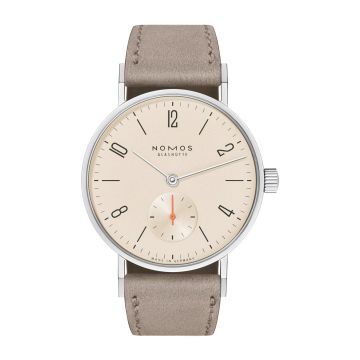 Nomos Glashütte Tangente 33 Champagner Glasboden