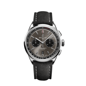 Breitling Premier B01 Chronograph 42 Stainless Steel / Anthracite / Nubuck / Pin
