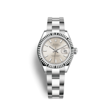 Rolex Lady-Datejust 28 Stainless Steel Fluted / Silver / Oyster