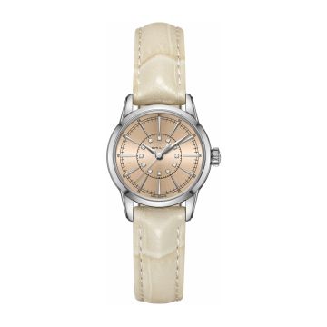 Hamilton Railroad Lady 28 Quartz Stainless Steel / Champagne