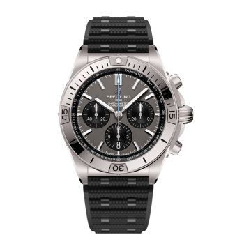 Breitling Chronomat B01 42 Titanium / Grey / Rubber Rouleaux
