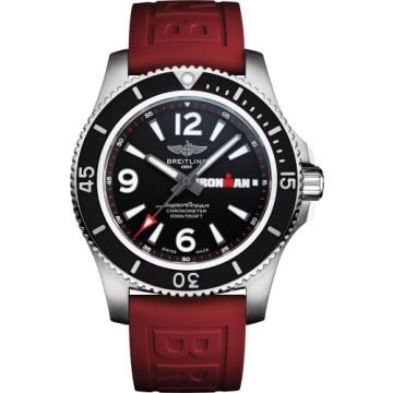 Breitling Superocean 44 Stainless Steel / Black / Rubber / Pin / IRONMAN