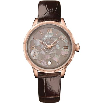 Mido Rainflower Origin Rose Gold / Brown MOP