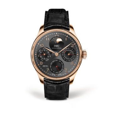 IWC Schaffhausen Portugieser Perpetual Calendar Single Moon Red Gold / Dubail