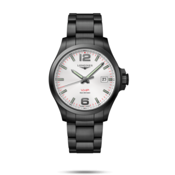 Longines Conquest V.H.P. 43 PVD / Silver / Bracelet