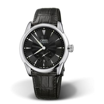 Oris Artelier Small Second Date 40 Stainless Steel / Black