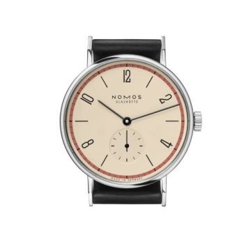 Nomos Glashütte Tangente 35 A Century of Bauhaus Red