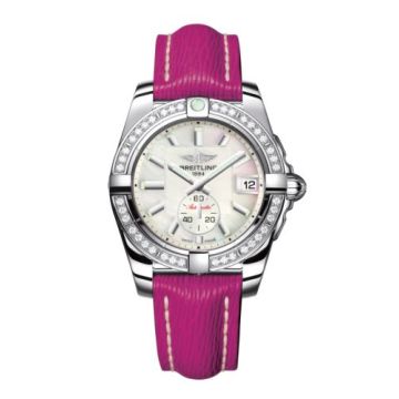Breitling Galactic 36 Automatic Stainless Steel / Diamond / Pearl / Sahara